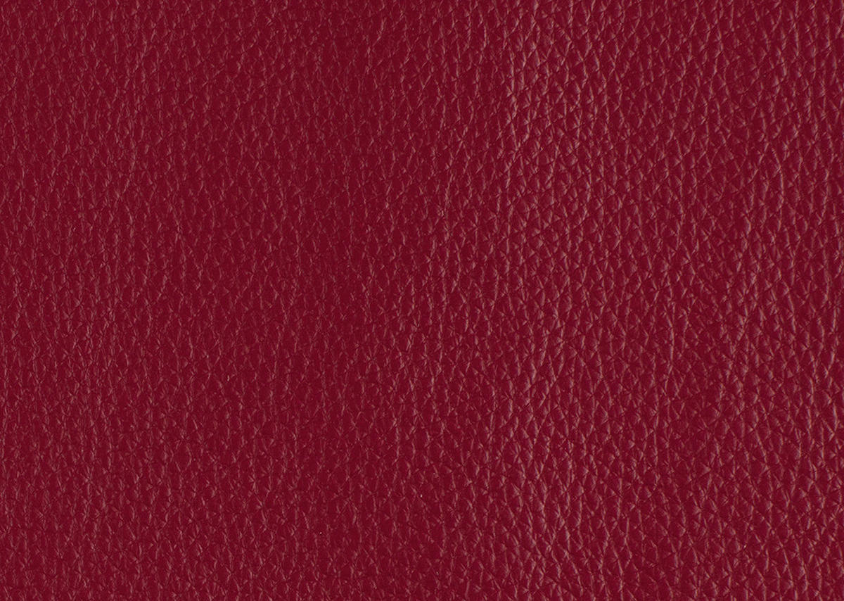 ECKSOFA in Echtleder Rot  - Rot/Schwarz, Design, Leder/Metall (328/193cm) - Dieter Knoll