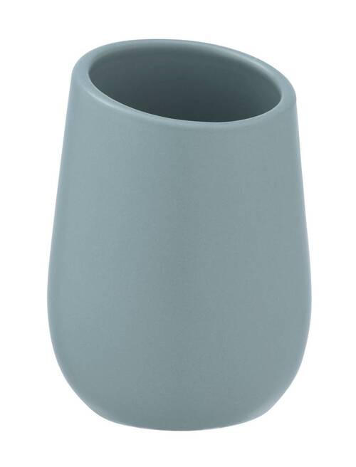 ZAHNPUTZBECHER Keramik  - Blau, Basics, Keramik (8/11/8cm) - Wenko
