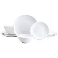 TAFELSERVICE Weiß Bistrot 12-teilig  - Weiß, Basics, Keramik - Creatable