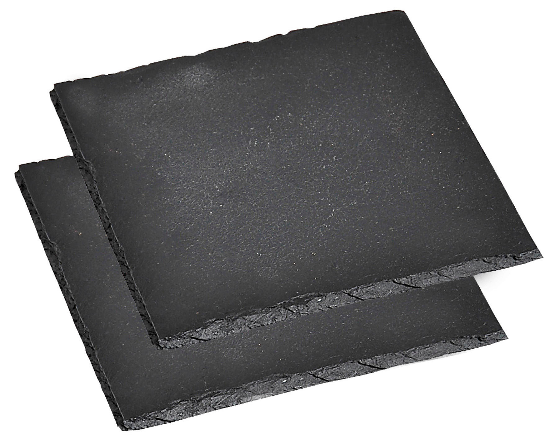 SERVIERPLATTE  - Schwarz, Basics, Stein (13/13/0,6cm) - Homeware Profession.