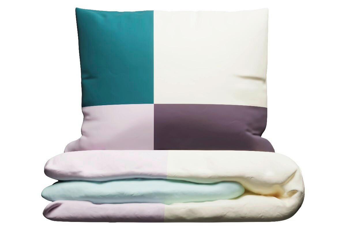 BETTWÄSCHE 140/220 cm  - Violett/Multicolor, Design, Textil (140/220cm) - Grund