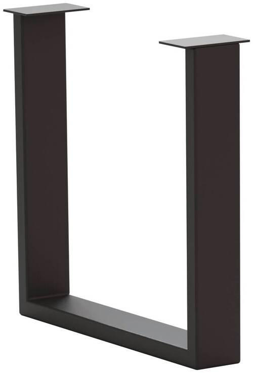 TISCHGESTELL Anthrazit  - Anthrazit, Design, Metall (73/17/74cm) - Waldwelt