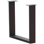 TISCHGESTELL Anthrazit  - Anthrazit, Design, Metall (73/17/74cm) - Waldwelt