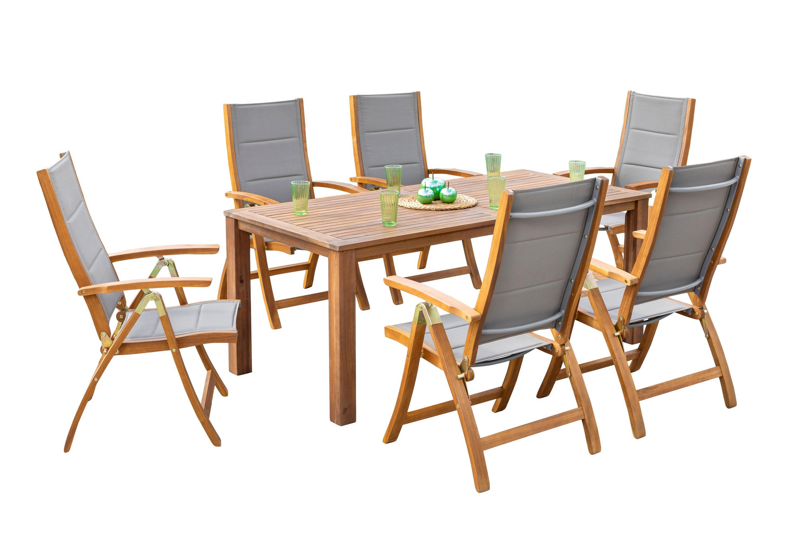 E-shop Gardenson ZOSTAVA ZÁHRADNÉHO NÁBYTKU drevo, textil