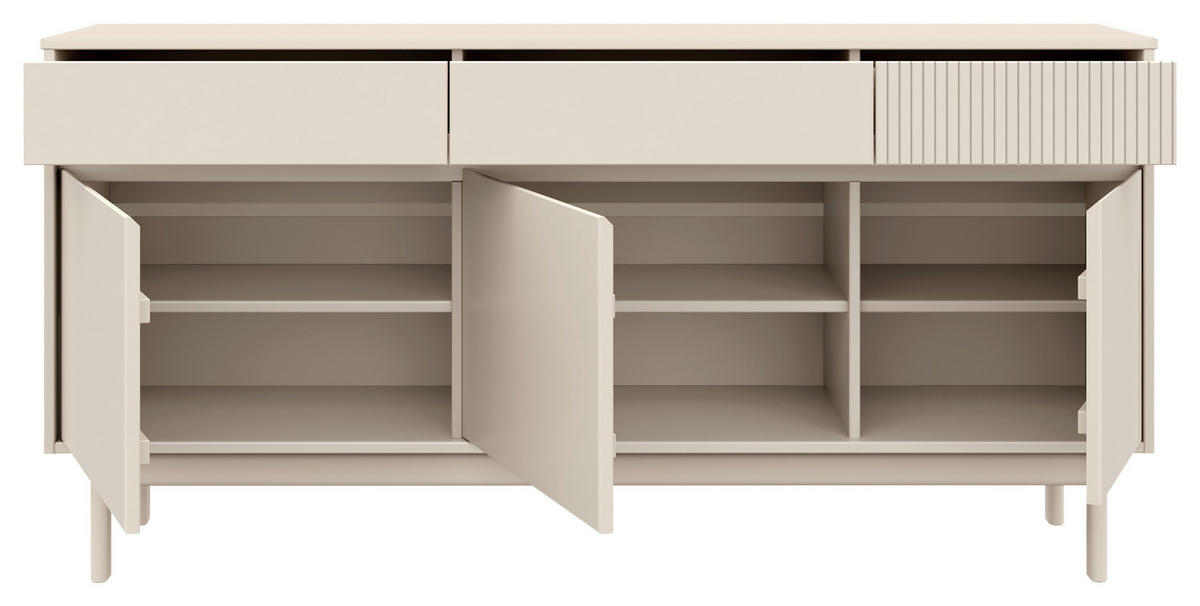 SIDEBOARD Cava  in 160/78/42 cm  - Beige, Design, Holz (160/78/42cm) - Livetastic