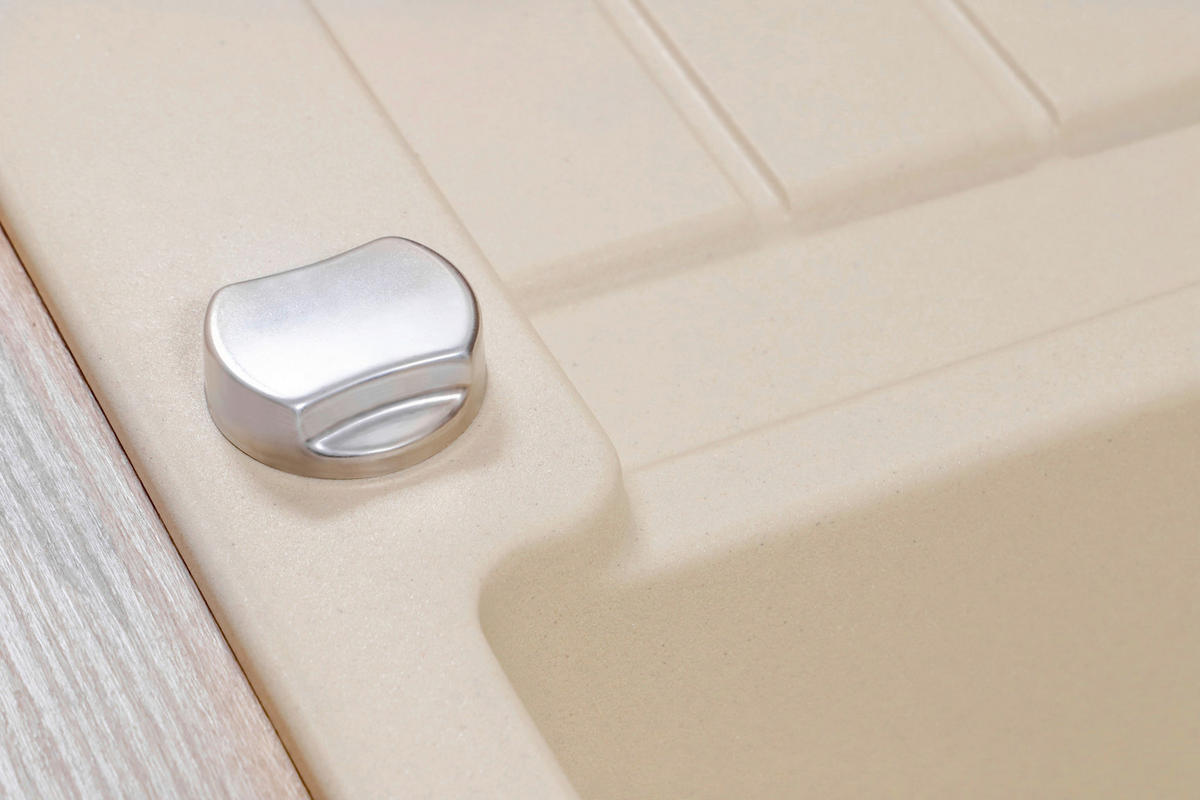 SPÜLE AUSTIN86X50V  - Creme, Design, Stein (86/21/50cm) - Respekta