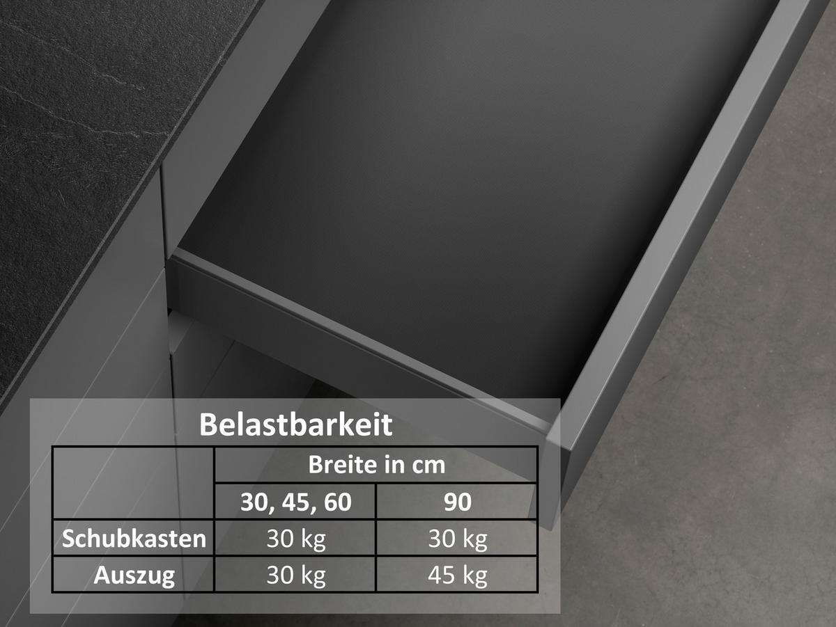 SCHUBKASTENUNTERSCHRANK 30/87/56 cm  in Sandfarben  - Sandfarben/Schwarz, MODERN, Holzwerkstoff/Metall (30/87/56cm) - Nobilia