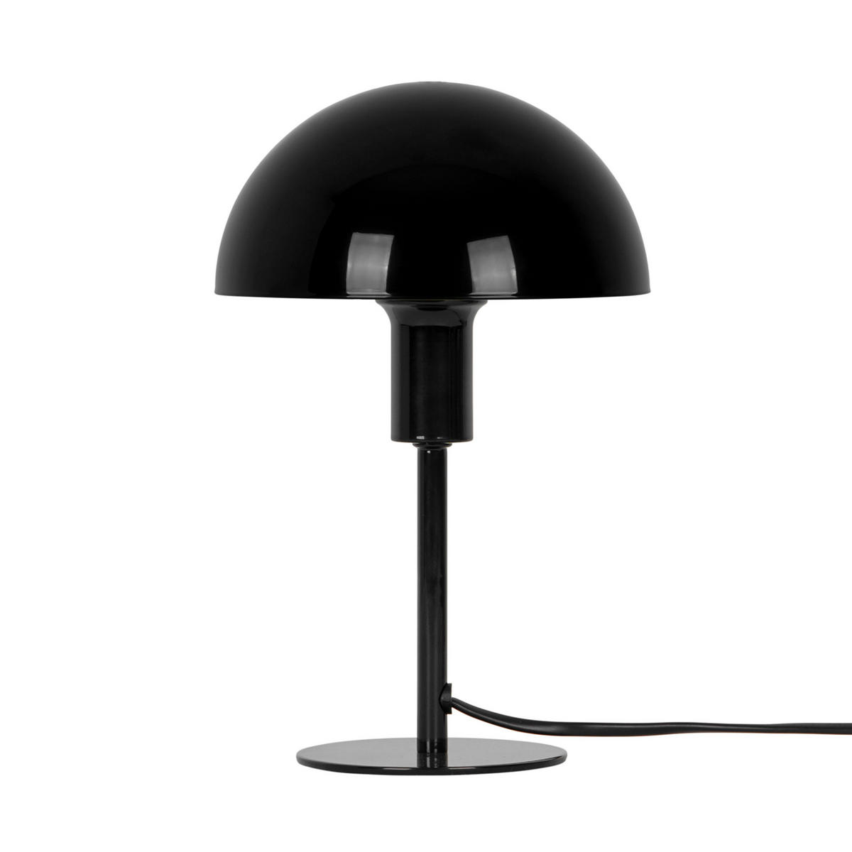 TISCHLEUCHTE Ellen Mini 16/25 cm   - Schwarz, Design, Metall (16/25cm)