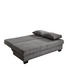 SCHLAFSOFA Flachgewebe Grau - Dunkelbraun/Grau, KONVENTIONELL, Textil (200/88/102cm) - Xora