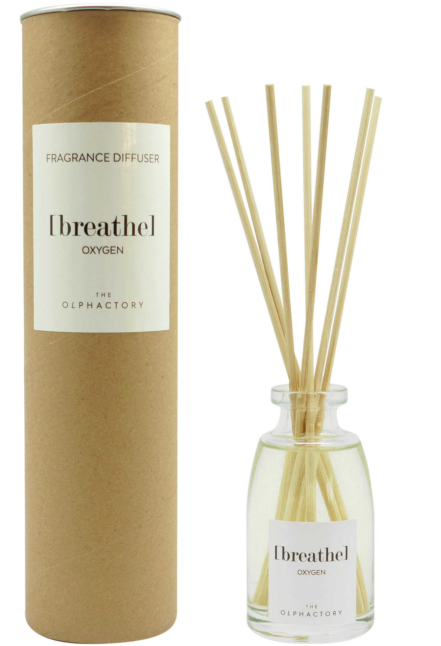 Difuzor Oxygen  - večbarvno, Basics, karton/steklo (100ml) - The Olphactory