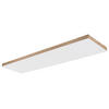 LED SVJETILJKA STROPNA  - tamno smeđa/bijela, Natur, drvni materijal/metal (120/30/7,5cm) - Globo