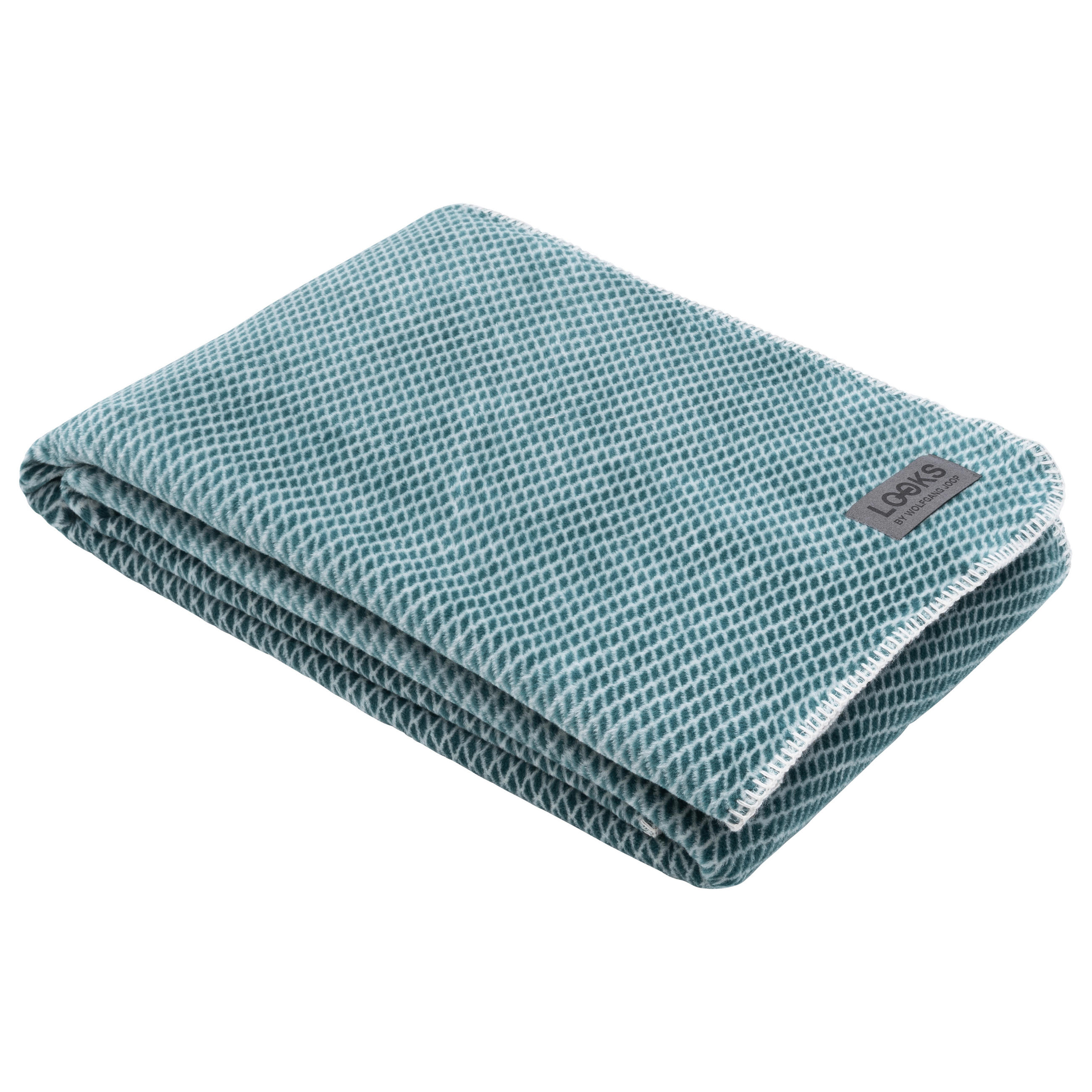 DECKE 150/200 cm  - Türkis, Basics, Textil (150/200cm) - LOOKS by W.Joop