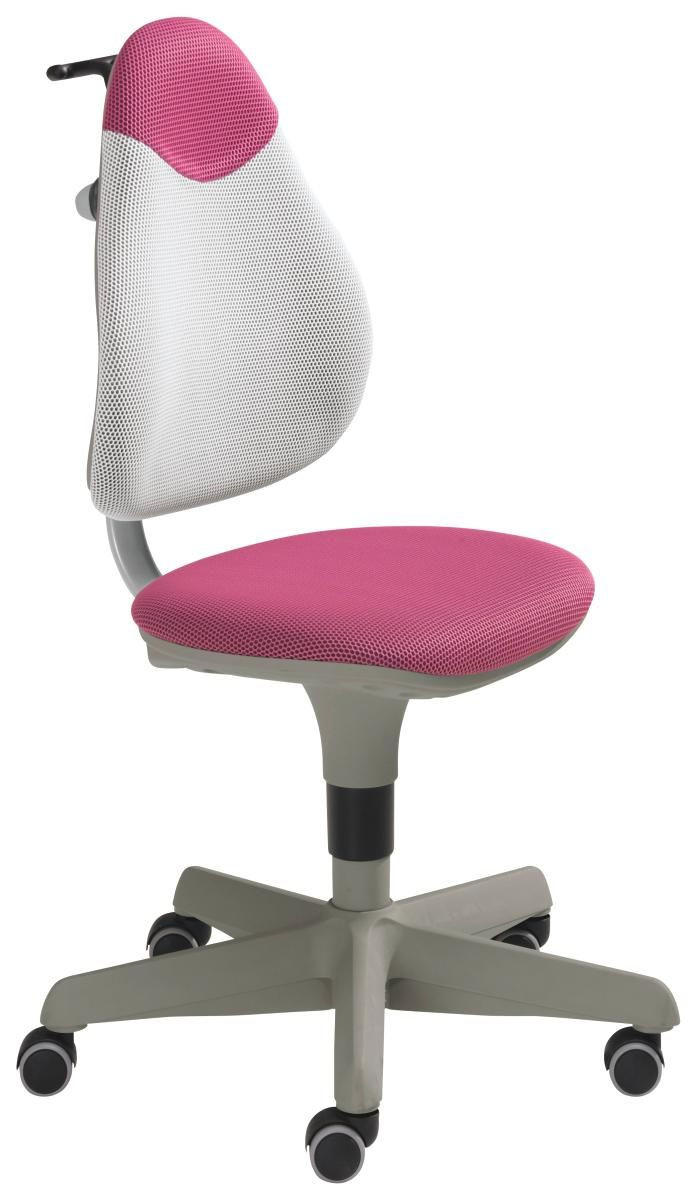Paidi OTOČNÁ ŽIDLE PRO MLADÉ, síťovina, růžová, bílá