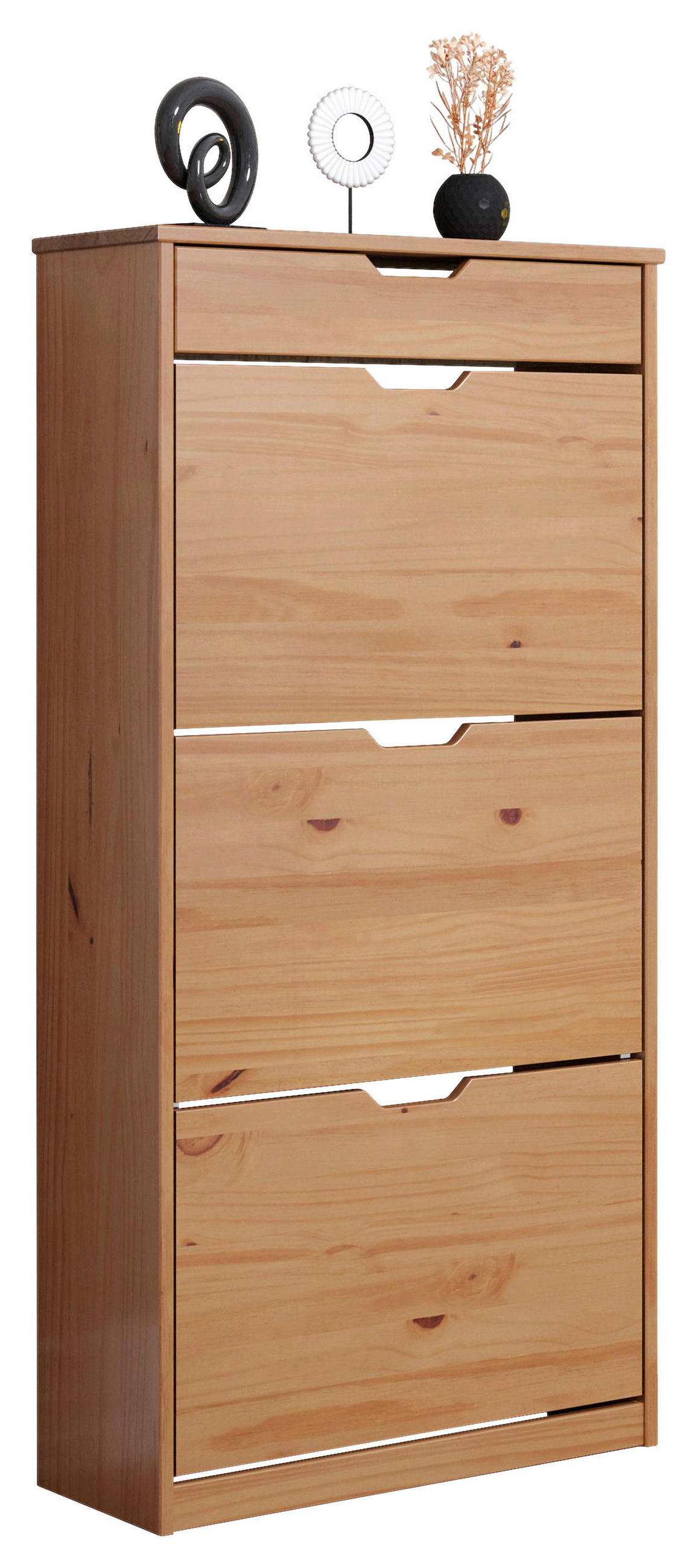 SCHUHKIPPER  in 60/124/25 cm  - Honig, MODERN, Holz (60/124/25cm)