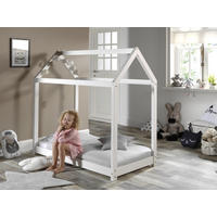 Montessori-Bett Lattenrost 70/140 cm  in Weiß  - Weiß, MODERN, Holz (70/140cm) - MID.YOU