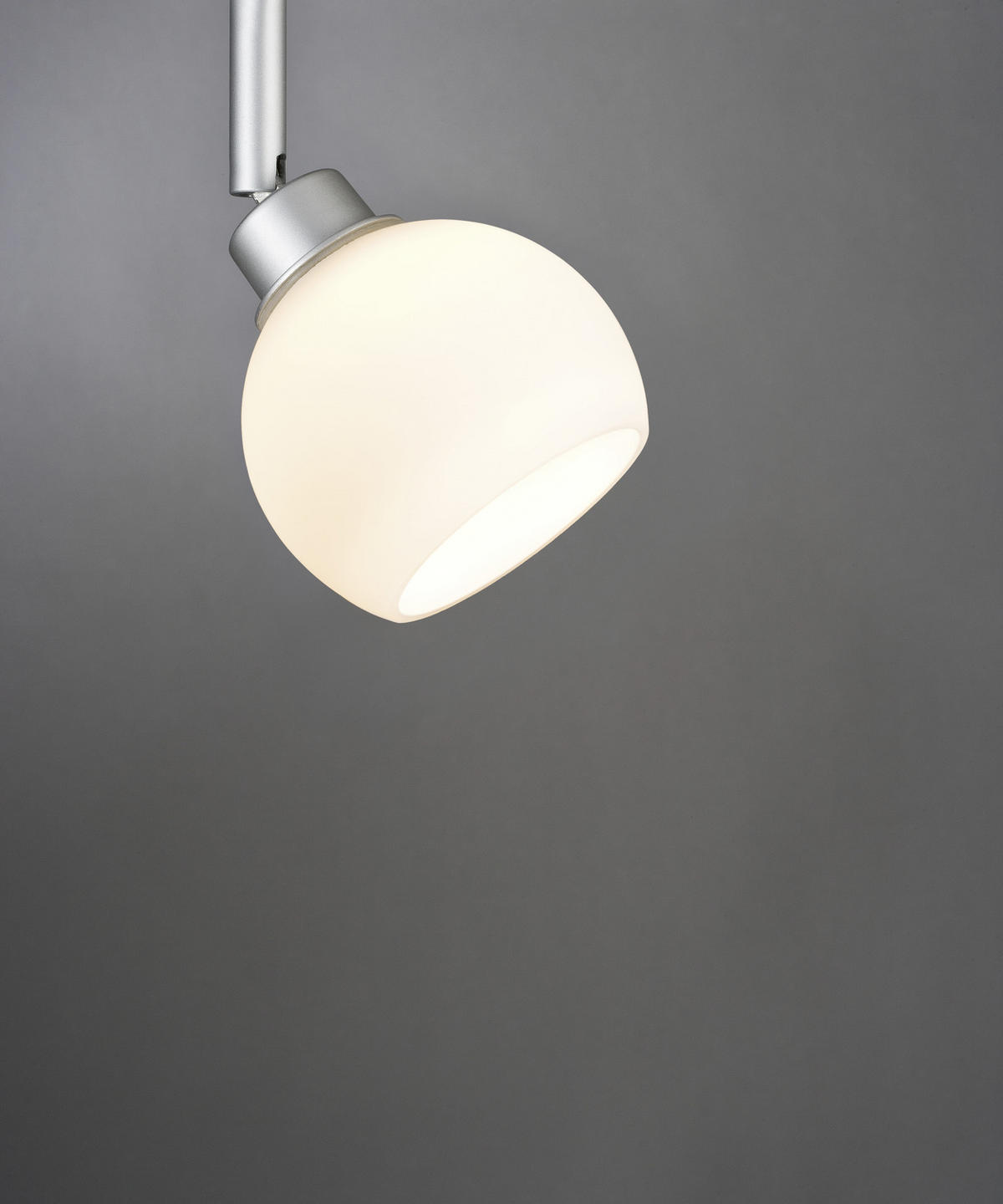 SCHIENENSYSTEM-LEUCHTENSCHIRM URail 9/7 cm   - Weiß, Design, Glas (9/7cm) - Paulmann