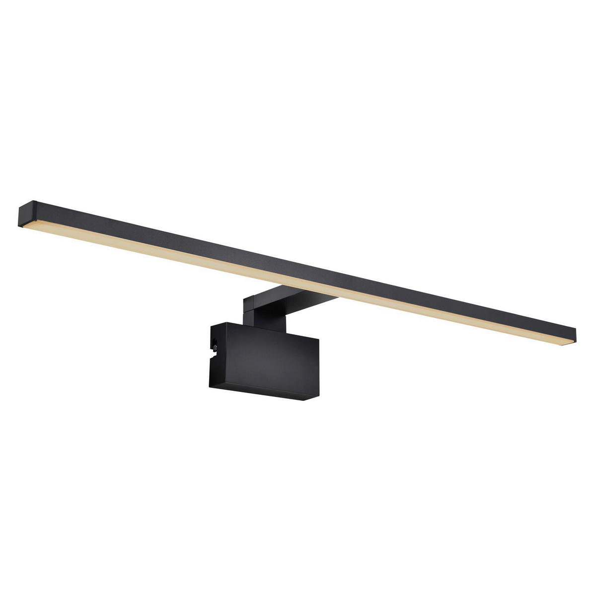 BADEZIMMER-WANDLEUCHTE 14,2/80 cm   - Schwarz, KONVENTIONELL, Metall (14,2/80cm) - Nordlux