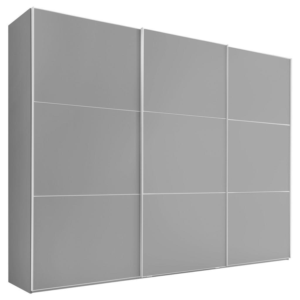 Schwebetürenschrank 298cm Includo, Grau