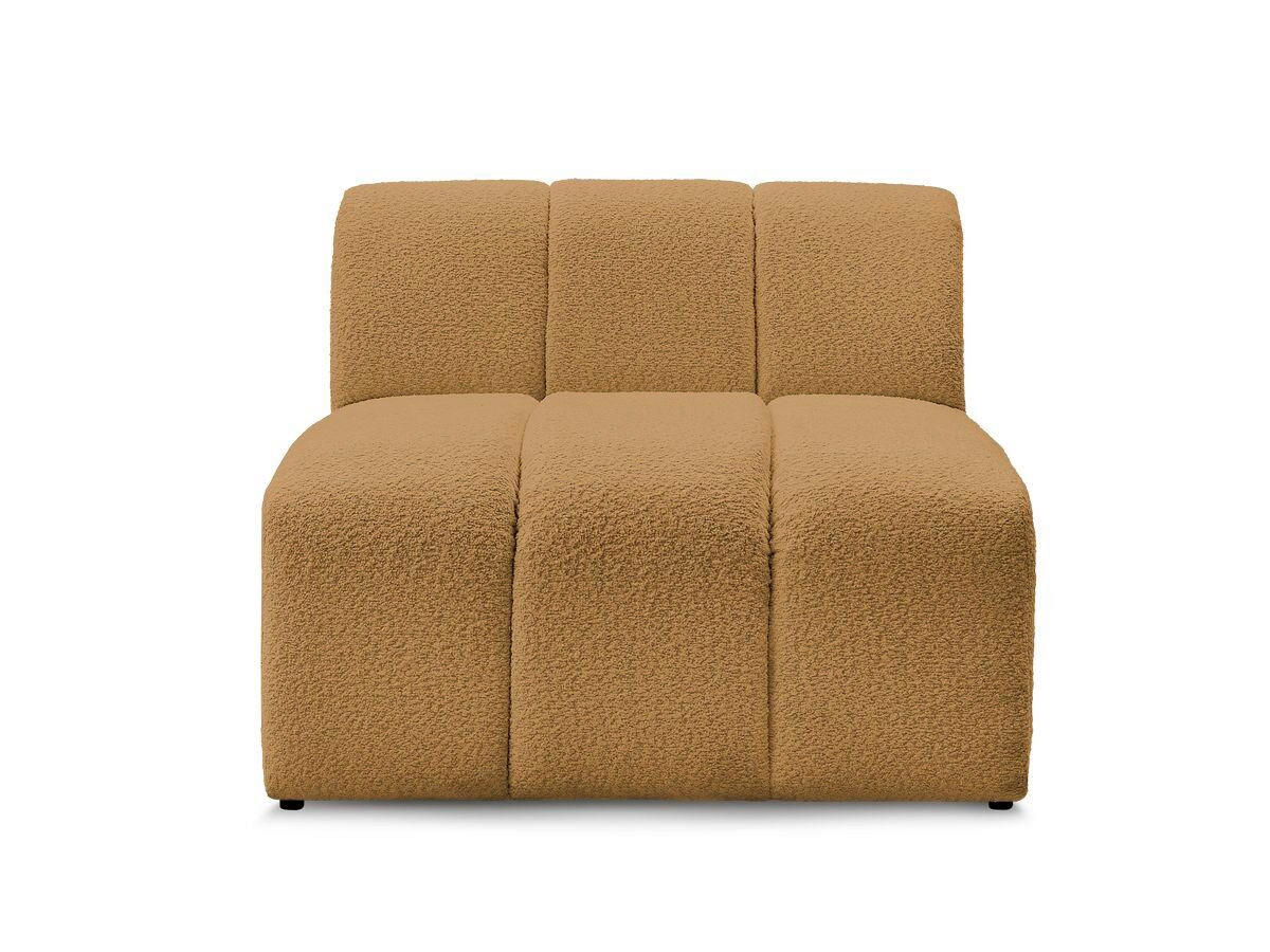 SOFAELEMENT ANNECY Bouclé Gelb  - Gelb/Schwarz, MODERN, Kunststoff/Textil (91/72/91cm)