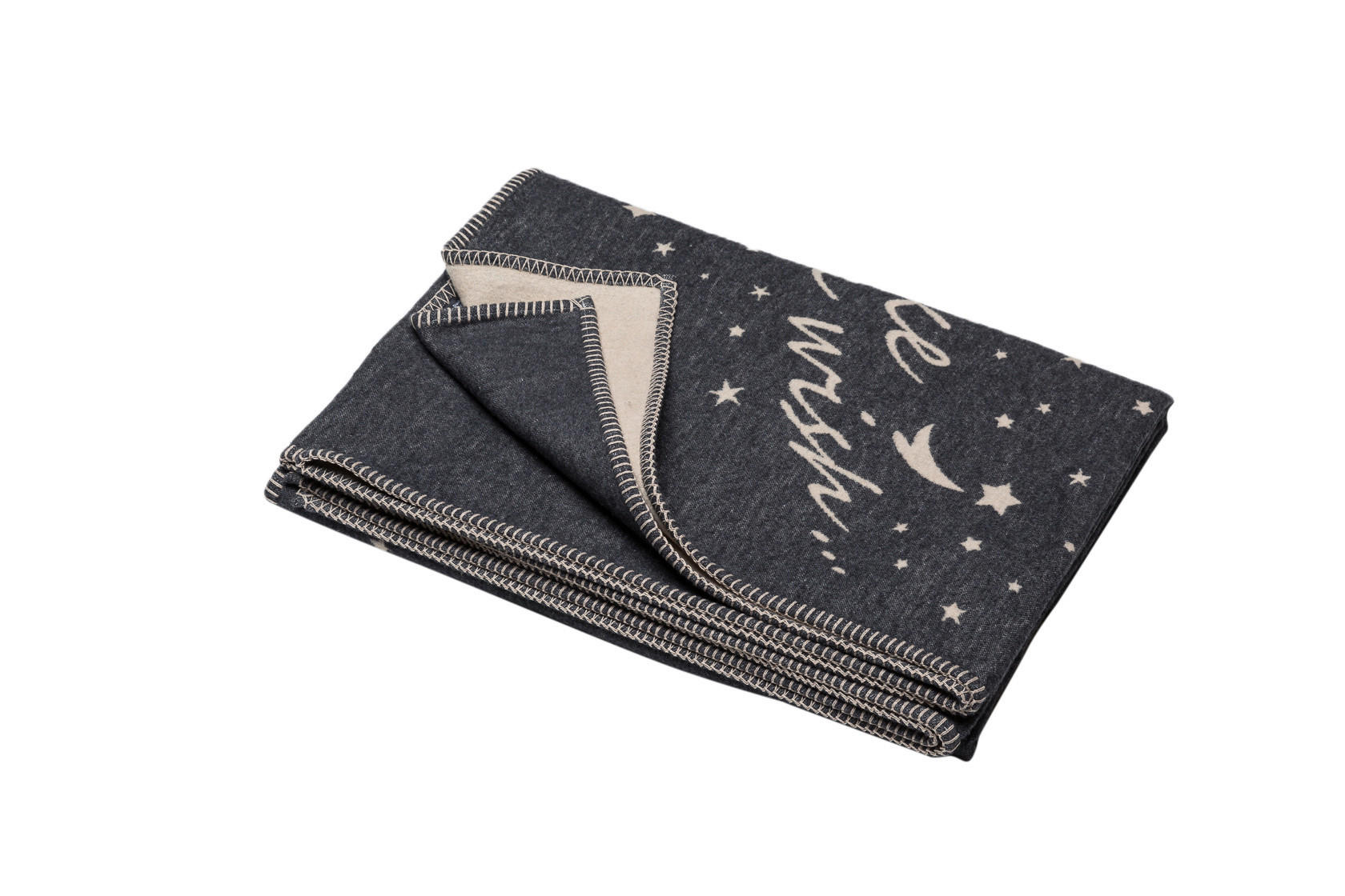 WOHNDECKE 140/200 cm  - Anthrazit, KONVENTIONELL, Textil (140/200cm) - David Fussenegger