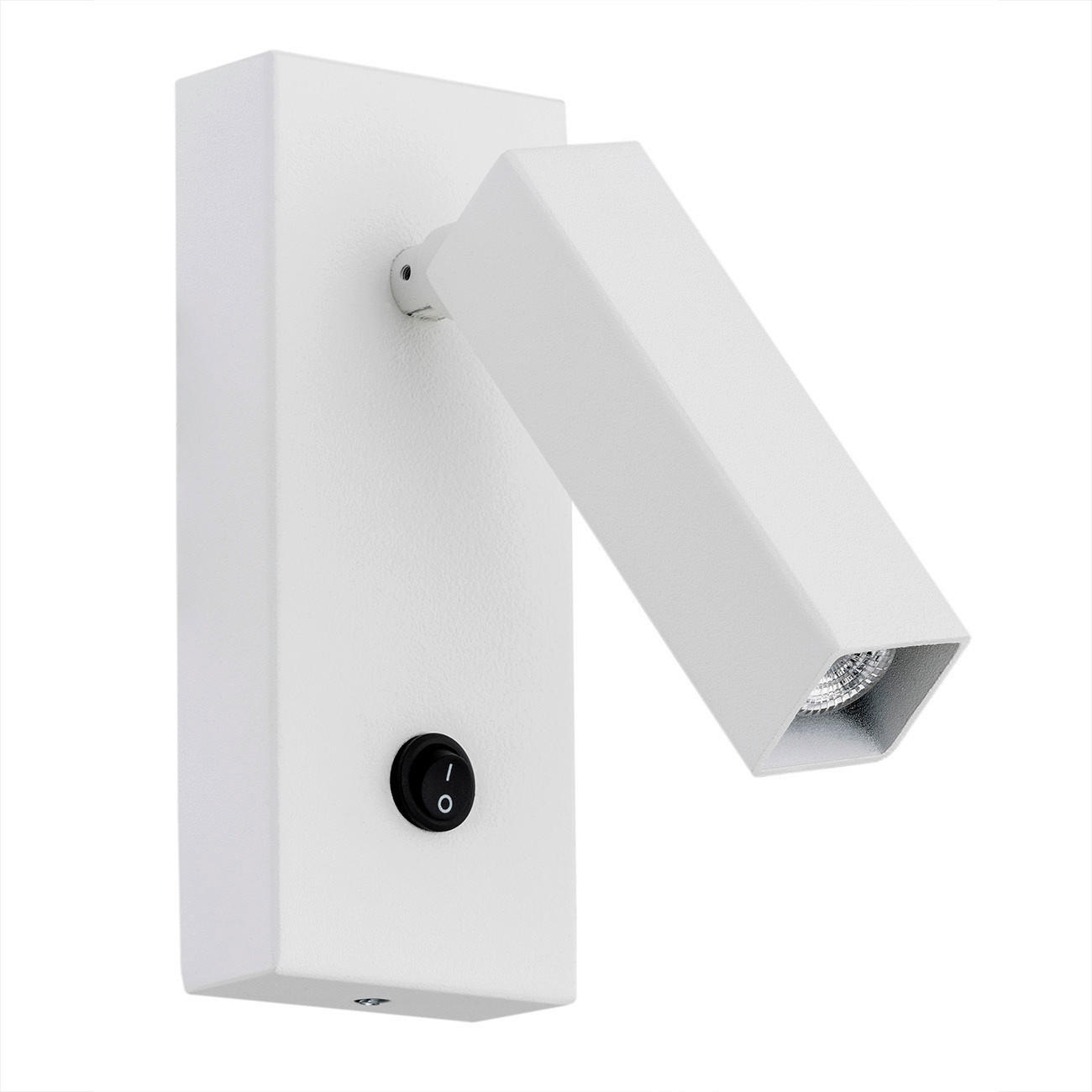 WANDLEUCHTE Argon Rock 15,5/13,5/6,5 cm   - Weiß, Design, Metall (15,5/13,5/6,5cm)