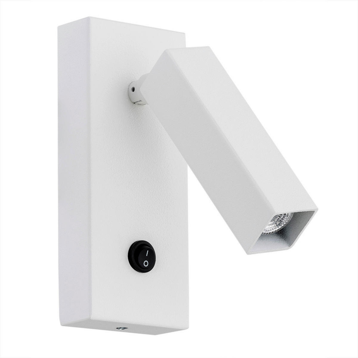 WANDLEUCHTE Argon Rock 15,5/13,5/6,5 cm   - Weiß, Design, Metall (15,5/13,5/6,5cm)