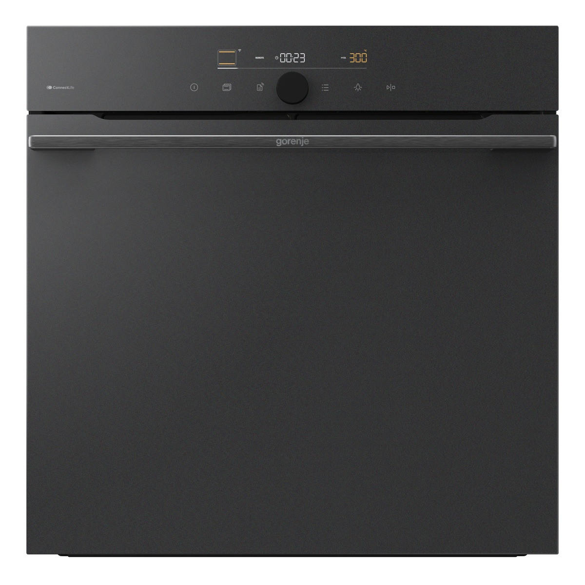 EINBAUBACKOFEN GO66MB PIZZA350C  - Schwarz, Trend, Metall (59,5/59,5/56,4cm) - Gorenje