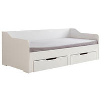 KREVET 90/180/200 cm     bela  - bela, Dizajnerski, pločasti materijal (90/180/200cm) - Xora