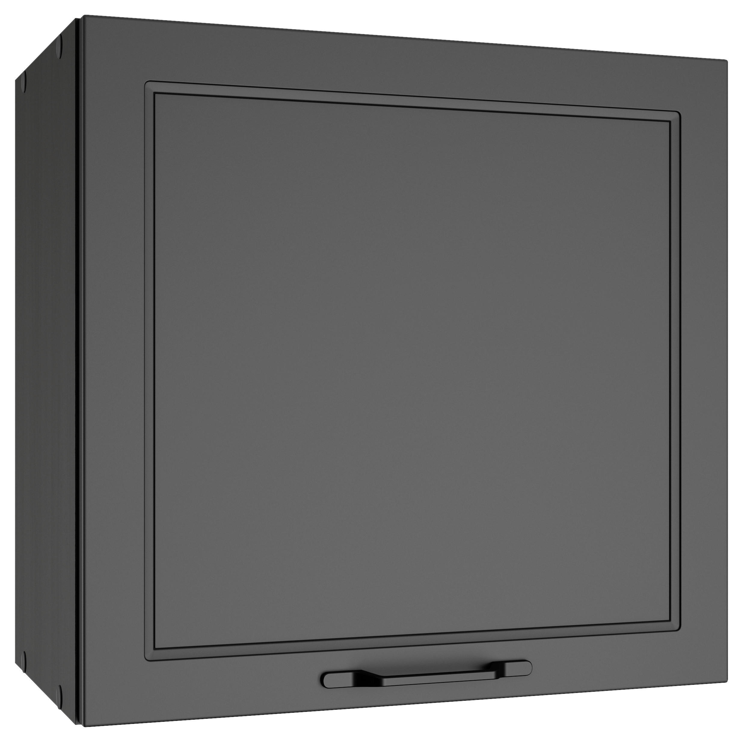 KÜCHENOBERSCHRANK 60/57/34 cm  in Grau  - Schwarz/Grau, LIFESTYLE, Holzwerkstoff/Metall (60/57/34cm) - Held