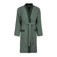 BADEMANTEL Francesco XXL Herren  - Grau, Basics, Kunststoff/Textil (XXLnull) - Vossen