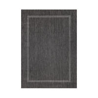 FLACHWEBETEPPICH Wohnzimmer 120/170 cm Relax Schwarz rechteckig  - Schwarz, Basics, Textil (120/170cm) - Ayyildiz 