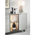 SIDEBOARD 181,9/87,9/45,2 cm  - Schwarz/Grau, Design, Glas/Holz (181,9/87,9/45,2cm) - Dieter Knoll