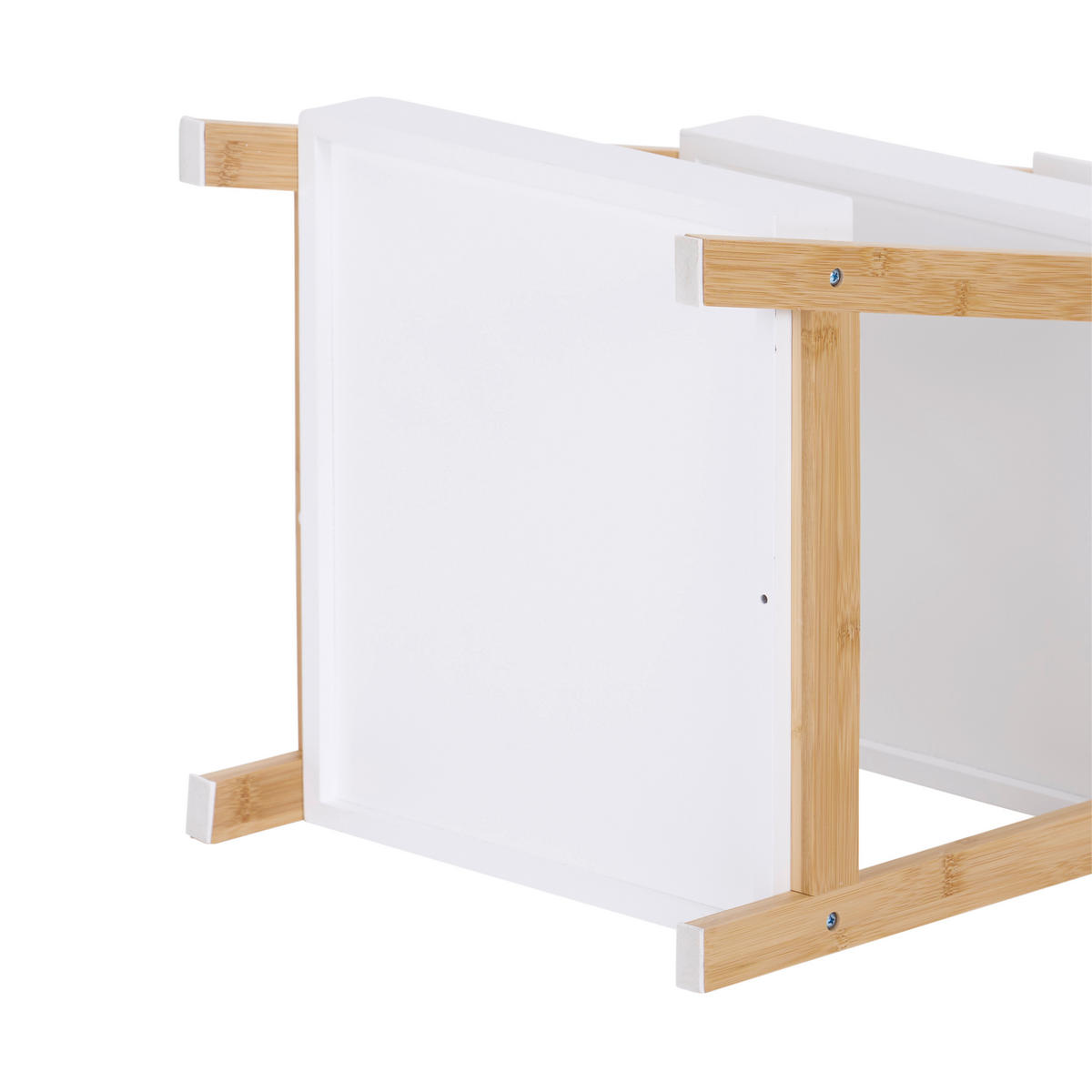 BADEZIMMERREGAL 34/98/35 cm  - Naturfarben/Weiß, Design, Naturmaterialien/Holzwerkstoff (34/98/35cm) - MID.YOU