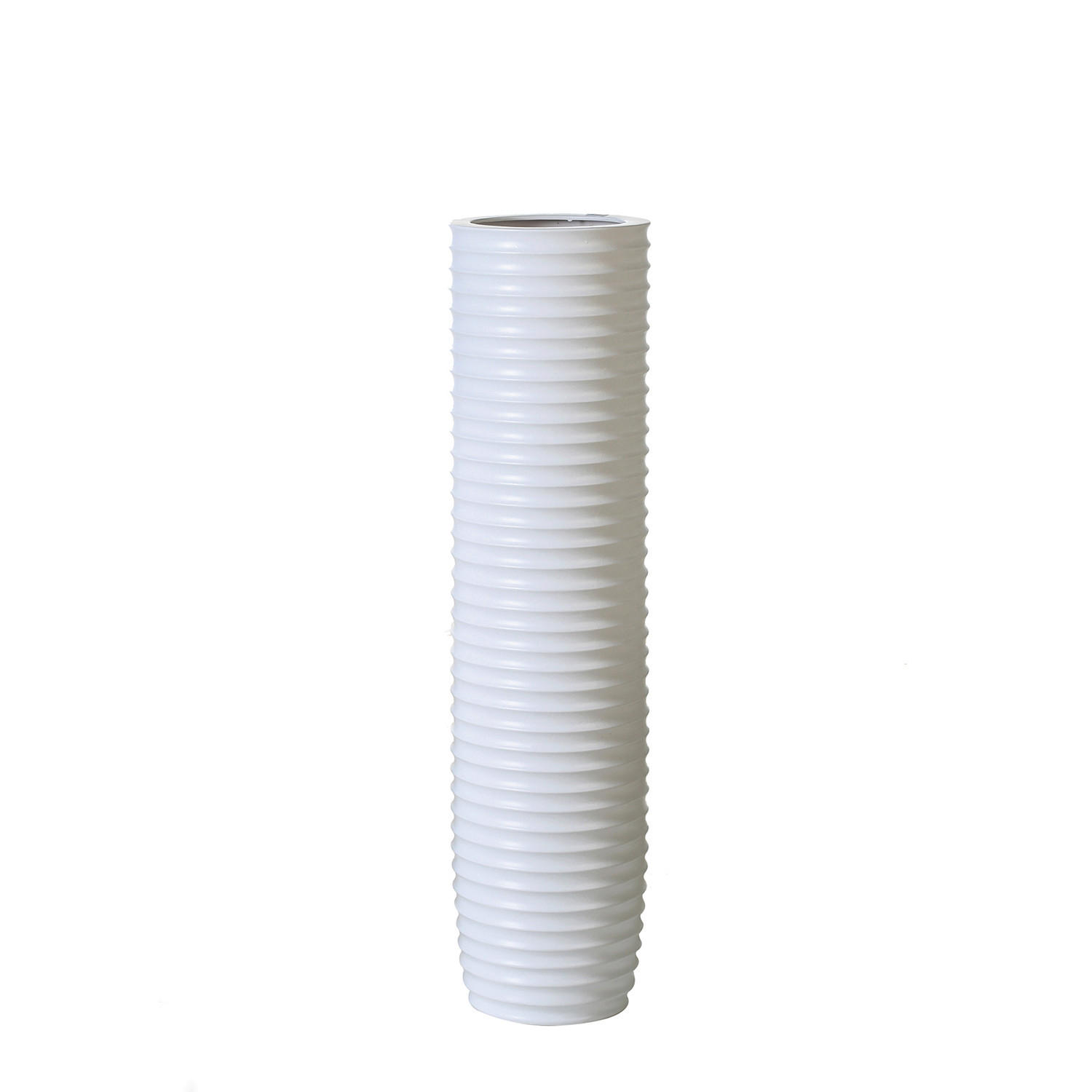 VASE Gentle  - Weiß, Basics, Keramik (17/58/17cm)