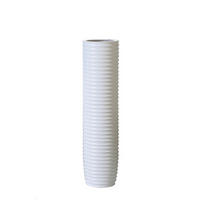 VASE Gentle  - Weiß, Basics, Keramik (17/58/17cm)