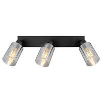 REFLEKTOR  Hadera   47/9/21,5 cm          - črna, Basics, kovina/steklo (47/9/21,5cm)