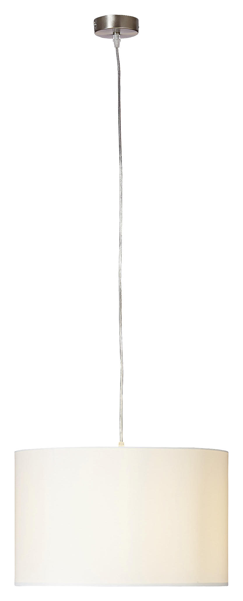 HÄNGELEUCHTE Clarie  - Weiß, Design, Textil/Metall (40/100cm)