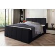 BOXSPRINGBETT 180/200 cm  in Schwarz  - Schwarz, KONVENTIONELL, Kunststoff/Textil (180/200cm) - Carryhome