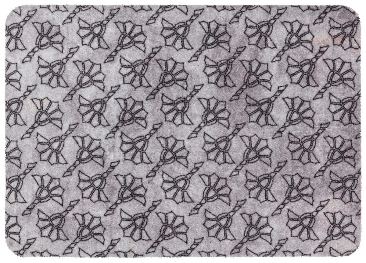 FUSSMATTE - Grau, Design, Kunststoff (50/70cm) - Joop!
