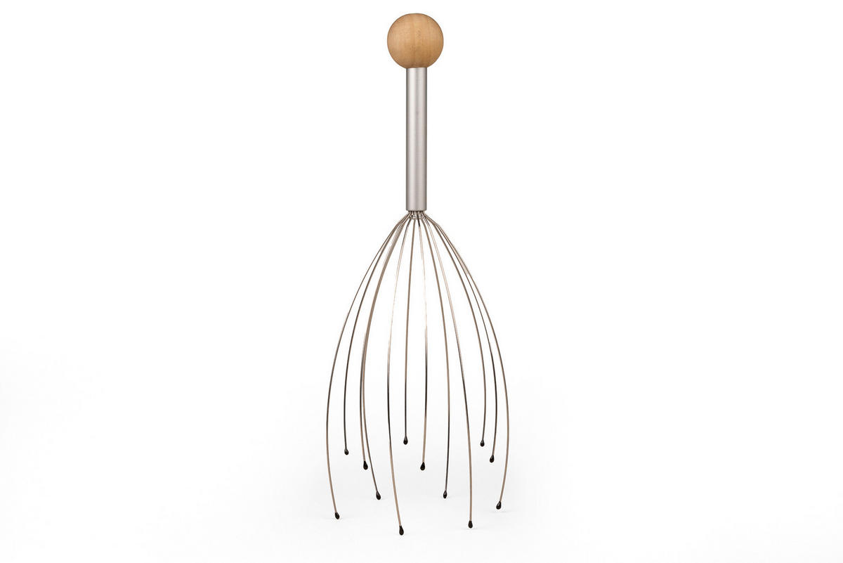 RUČNI MASAŽER - višebojno, Basics, metal (6/6/27.5cm) - Kikkerland