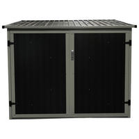 FAHRRADGARAGE 203/158/200 cm  - Anthrazit, Basics, Metall (203/158/200cm)