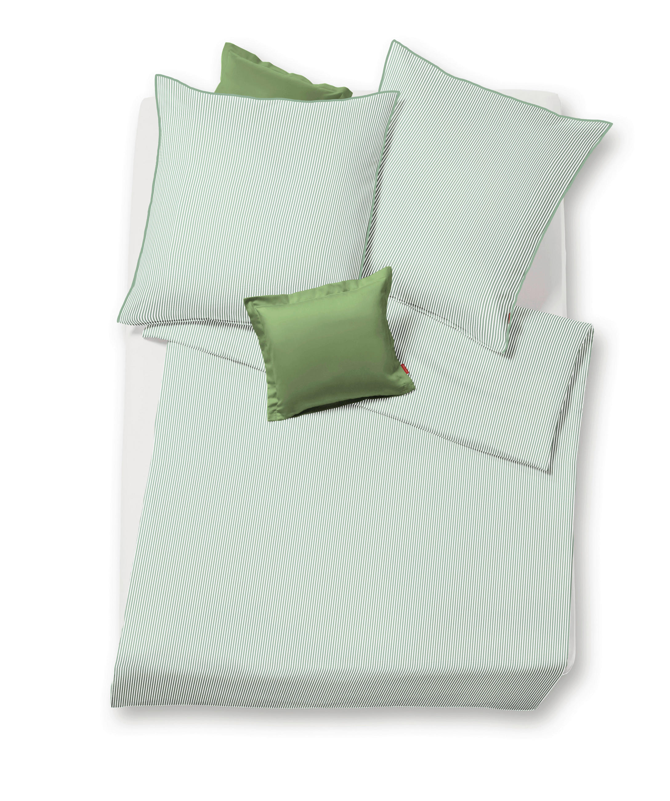 BETTWÄSCHE Modern Life Satin 200/220 cm  - Jadegrün, Basics, Textil (200/220cm) - Fleuresse