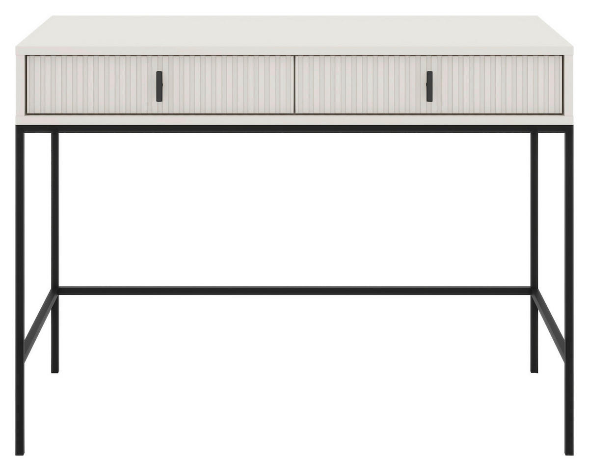 KONSOLENTISCH Maggiore Kaschmir  - Kaschmir/Schwarz, Design, Holzwerkstoff/Metall (50/104,2/77cm) - Boxxx