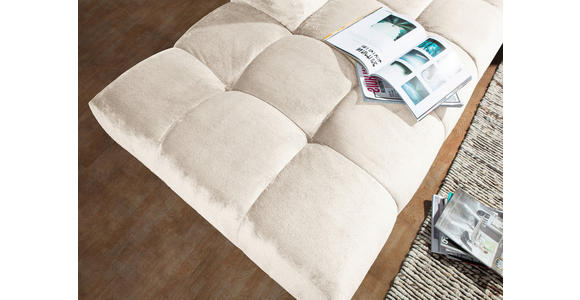 ECKSOFA Beige Flachgewebe  - Beige/Schwarz, MODERN, Kunststoff/Textil (275/235cm) - Landscape