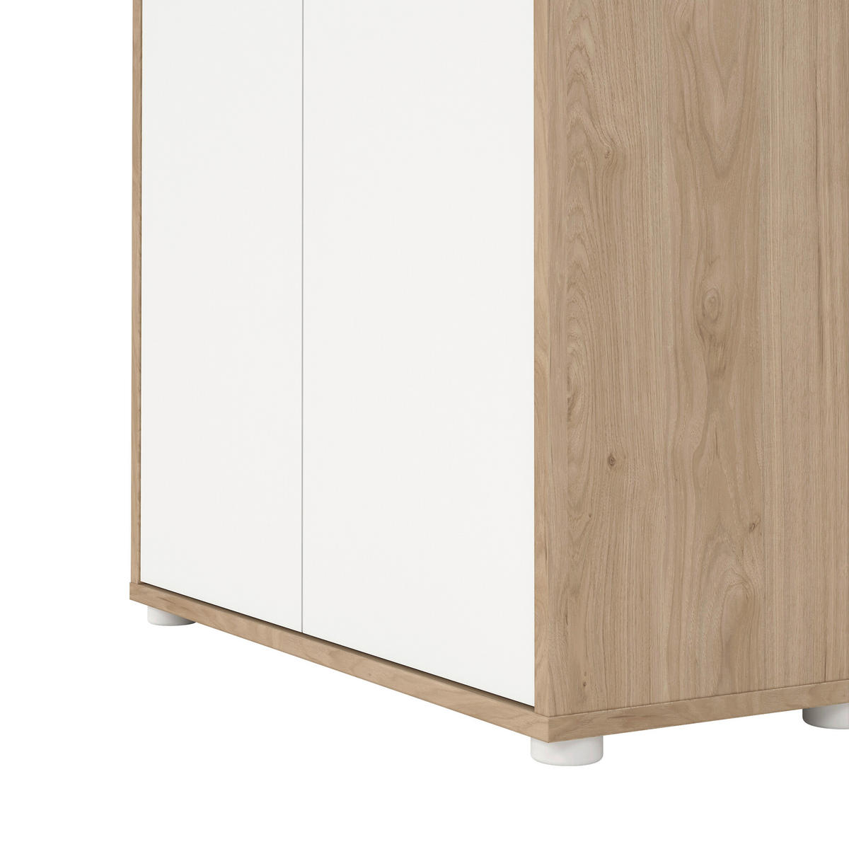 AKTENSCHRANK 79,6/207,7/34,3 cm  - Weiss/Eichefarben, Modern, Holzwerkstoff (79,6/207,7/34,3cm) - MID.YOU