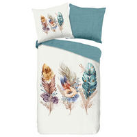 WENDEBETTWÄSCHE Via Renforcé 155/220 cm  - Multicolor, Natur, Textil (155/220cm)