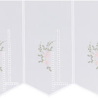PERDEA SCURTĂ  - roz aprins/alb, Lifestyle, textil (45cm) - Esposa