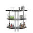 BAR in Chromfarben, Schwarz - Chromfarben/Schwarz, Design, Glas/Metall (120/106/45cm) - Carryhome BAR in Chromfarben, Schwarz - Chromfarben/Schwarz, Design, Glas/Metall (120/106/45cm) - Carryhome