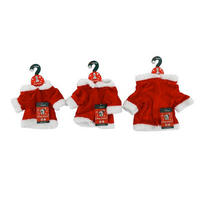 Pulover De Crăciun - alb/roșu, Basics, textil (25/45cm)