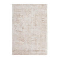 TEPPICH  Wohnzimmer 80/150 cm Luxury 110 Elfenbein / Taupe Creme, Taupe rechteckig  - Taupe/Creme, Basics, Textil (80/150cm) - Kayoom